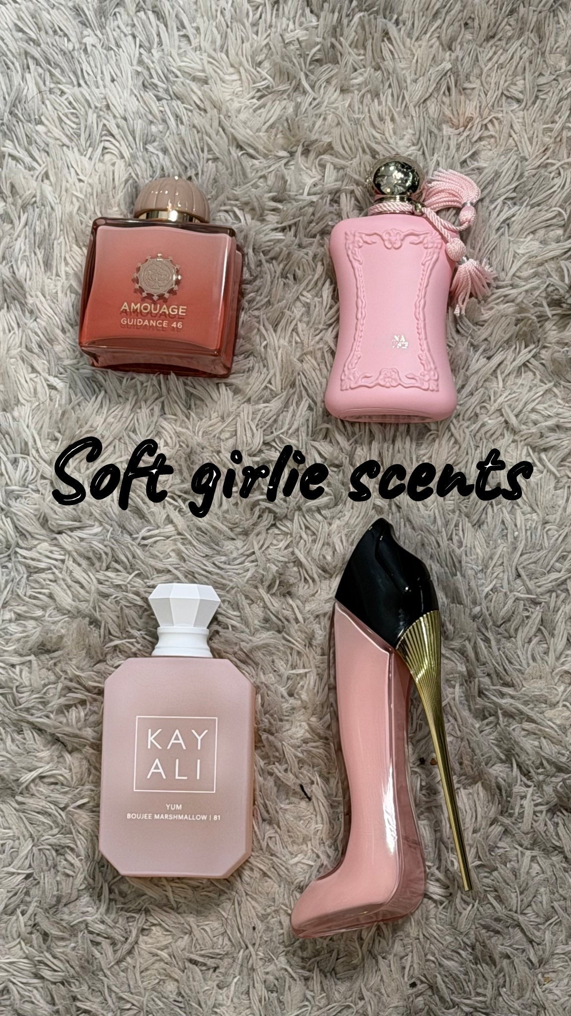 Soft girlie scents for date night. All smell amazing 
