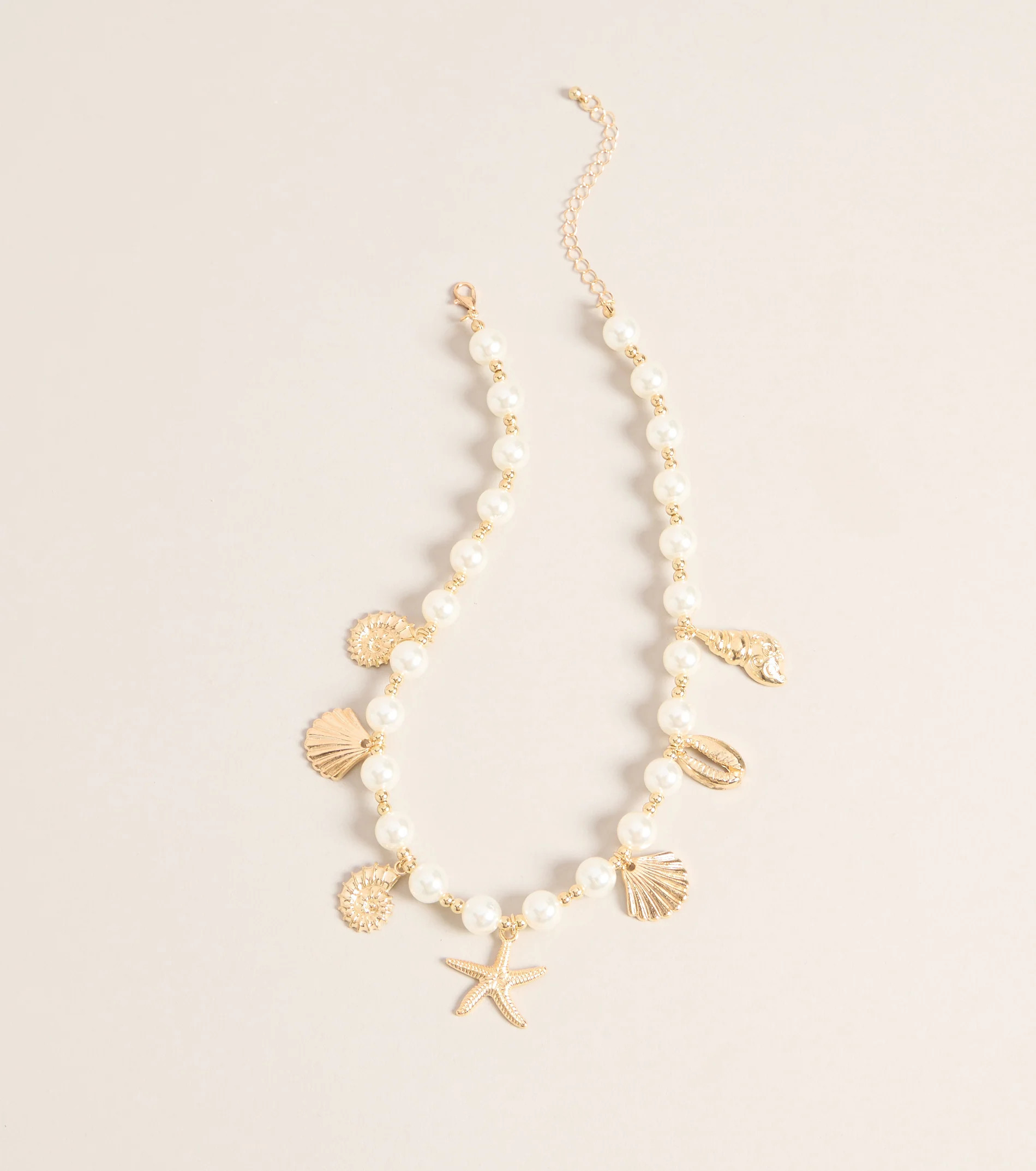 Coastal Charm Pearl Choker Necklace | Windsor Stores