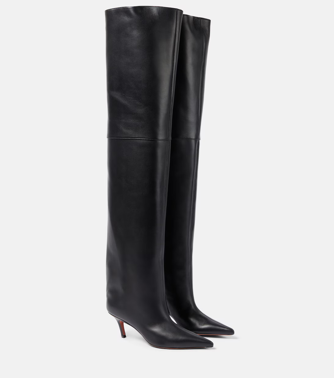Fiona 60 leather over-the-knee boots | Mytheresa (UK)