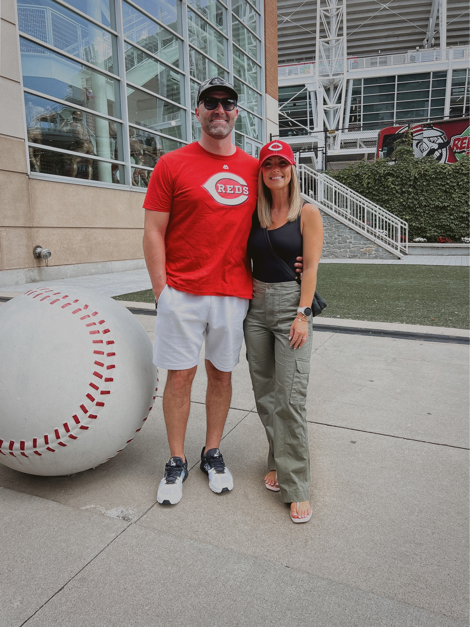 Baseball game outfit ⚾️❤️
XS bodysuit / 25 cargo pants 

#LTKsalealert #LTKstyletip #LTKunder50