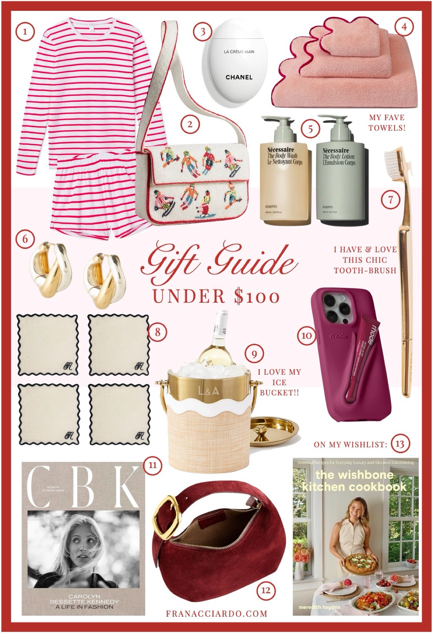 gifts for her under $100! I've curated a variety of gifts that feel luxurious without a crazy price tag, like my favorite pajamas (25% off right now!), my favorite ice bucket (on sale for $50!) and more.

#LTKCyberWeek #LTKFindsUnder100 #LTKHoliday