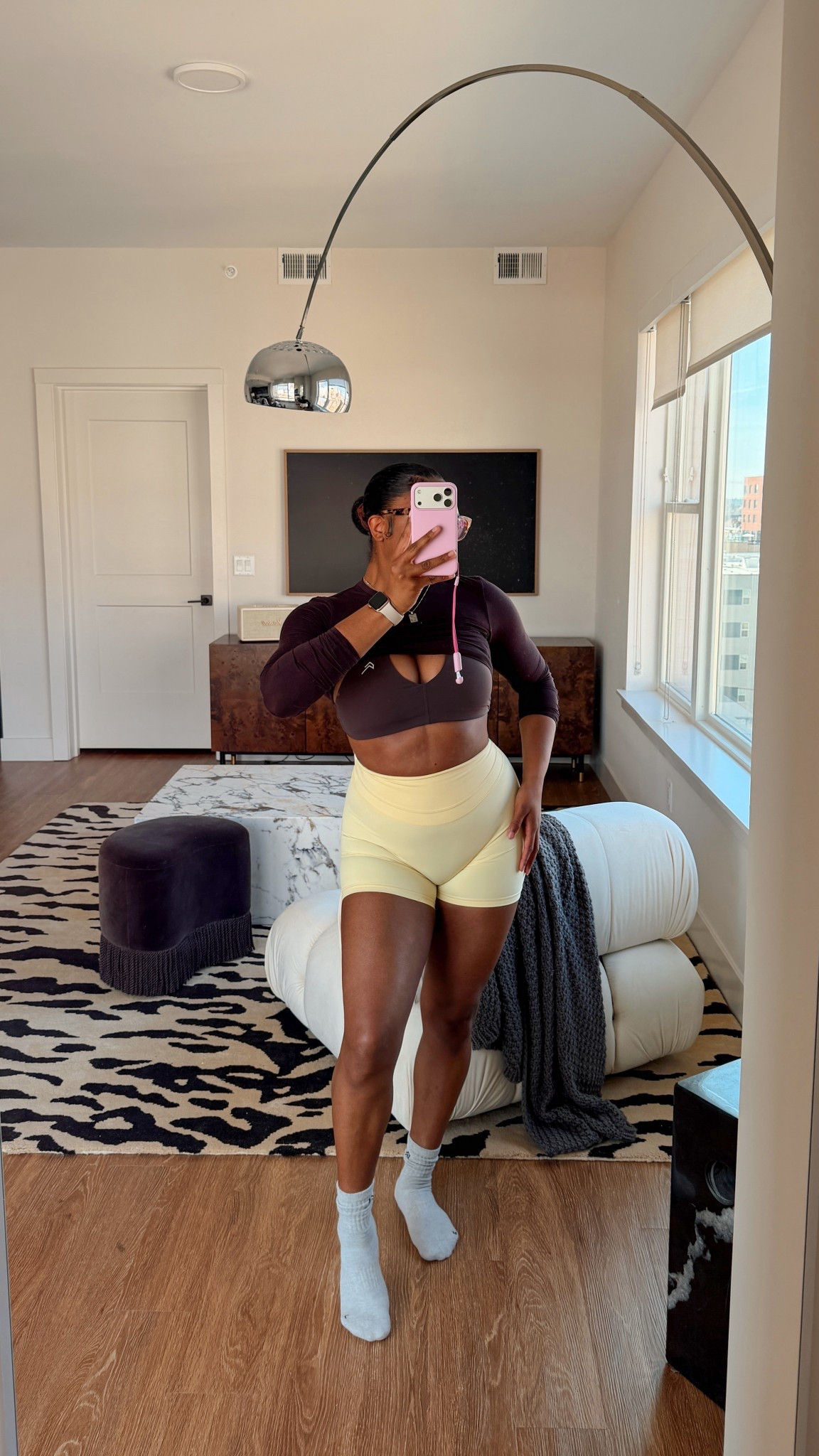 today’s oner active gym outfit 💛🌻 ready for spring colors! 

shorts are the OG sherbert yellow unified. new pastel yellows dropping this week though 👀

#LTKfitnessgoals #LTKActive #LTKgrwm