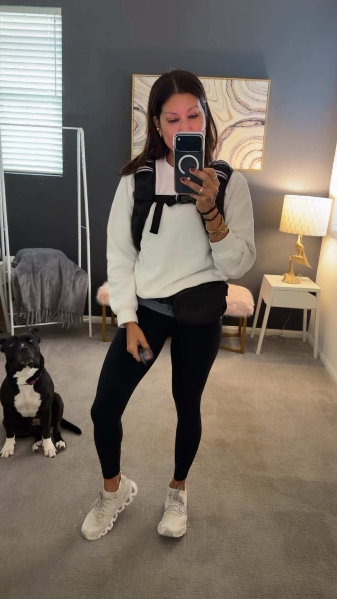 My walking fit 
Weighted vest is 12lbs
Love these leggings, lightweight and soft 

Gift idea 
Mom style 
Amazon finds 

#LTKmomlife #LTKGiftGuide #LTKfitnessgoals