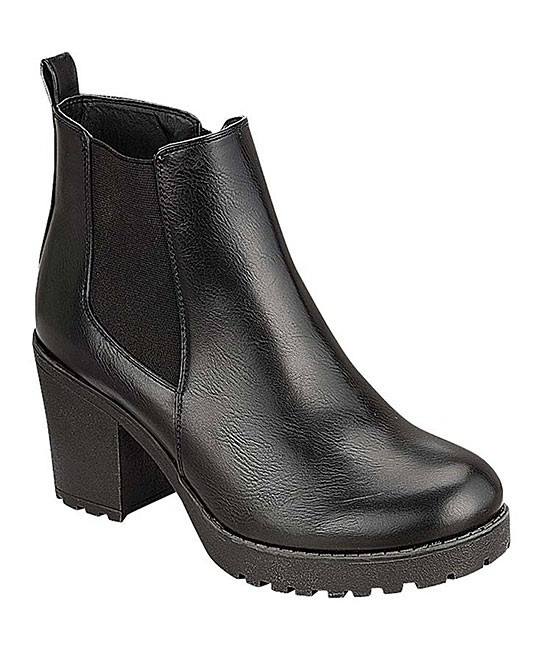 Refresh Women's Casual boots BLACK - Black Club Bootie - Women | Zulily
