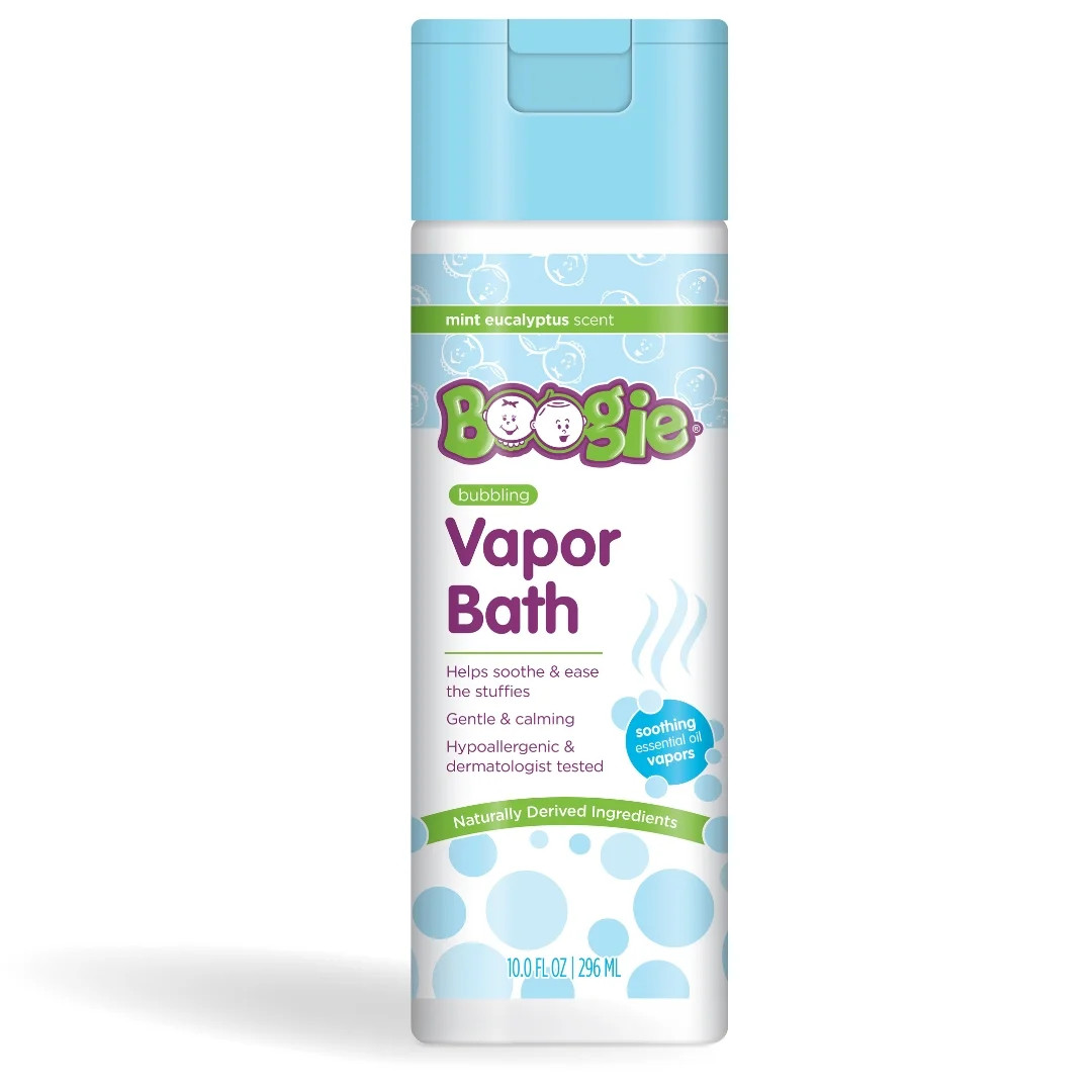 Boogie Bubbling Vapor Bath, Soothing Mint Eucalyptus, 10 fl oz | Walmart (US)