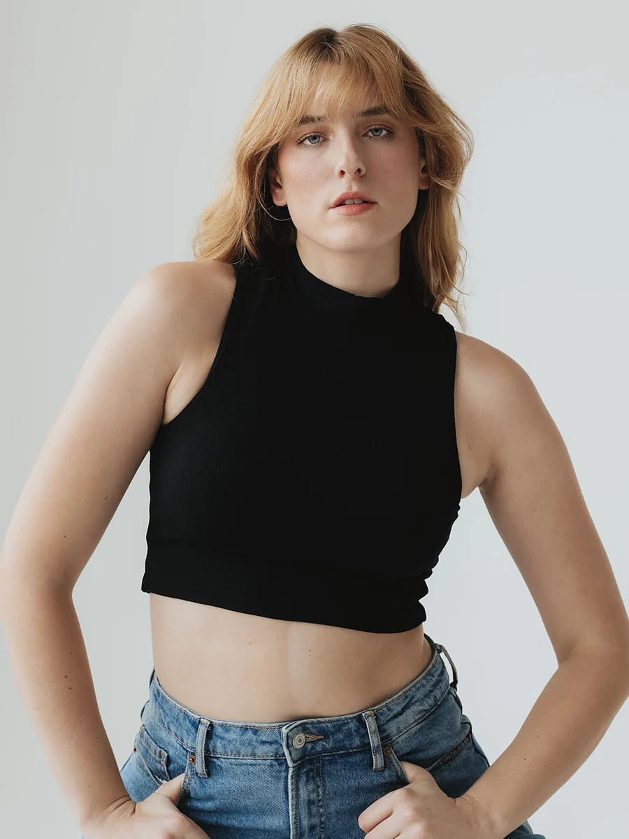 Mock Turtleneck Brami (Crop) | Klassy