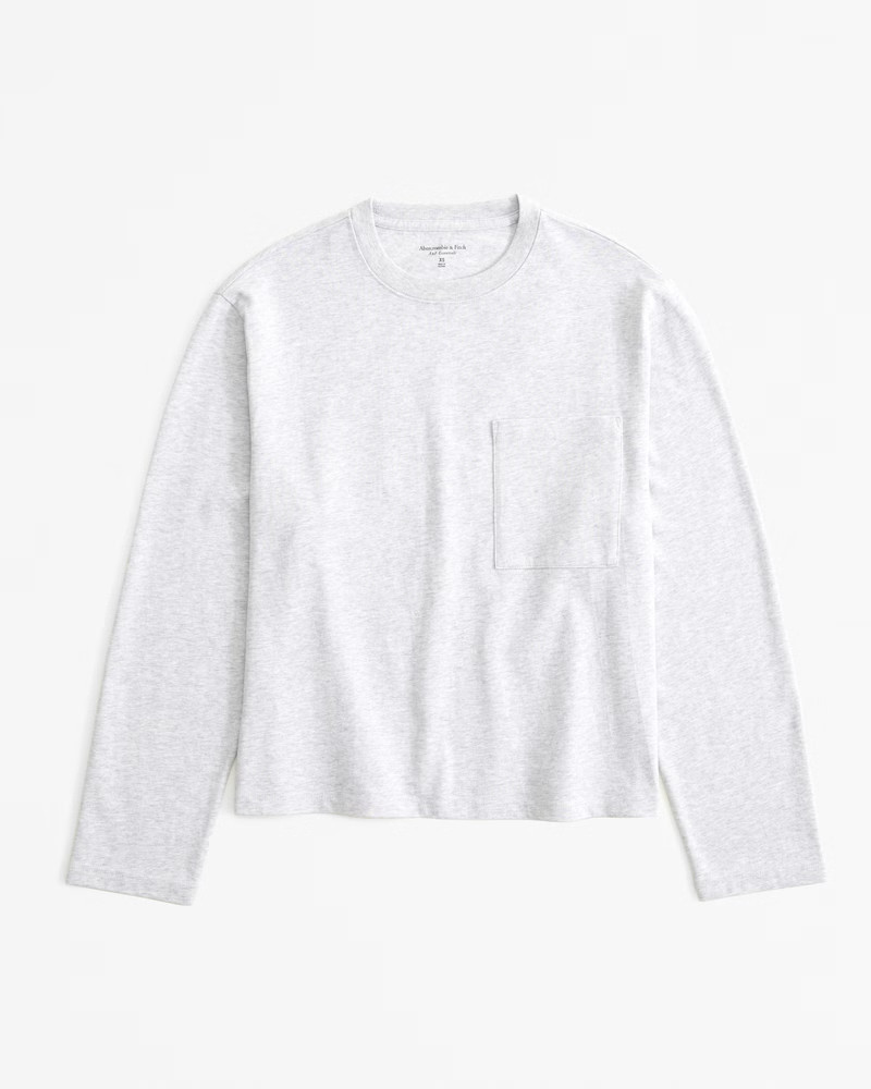 Long-Sleeve Jersey Easy Tee | Abercrombie & Fitch (US)