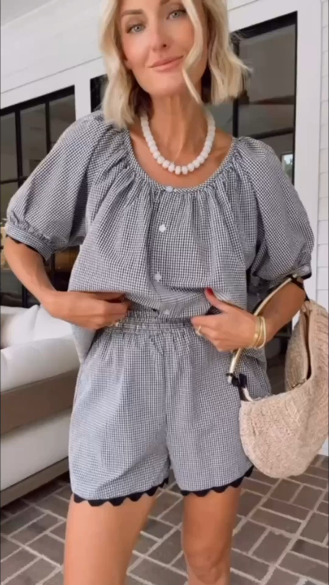 This matching set is so versatile! You could style it on its own, mix and match with other pieces, or even wear it as a swim coverup! Wearing M.

Loverly Grey, Amazon find, Amazon fashion, gingham matching set, summer fashion, summer outfit ideas

#LTKootd #LTKSeasonal #LTKSwim