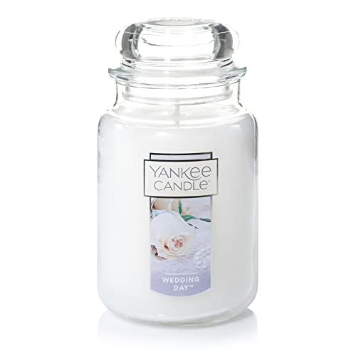 Yankee Candle Wedding Day Scented, Classic 22oz Large Jar Single Wick Candle, Over 110 Hours of Burn | Amazon (US)