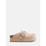 Madden NYC Women's Studded Faux Suede Platform Clogs | Walmart (US)