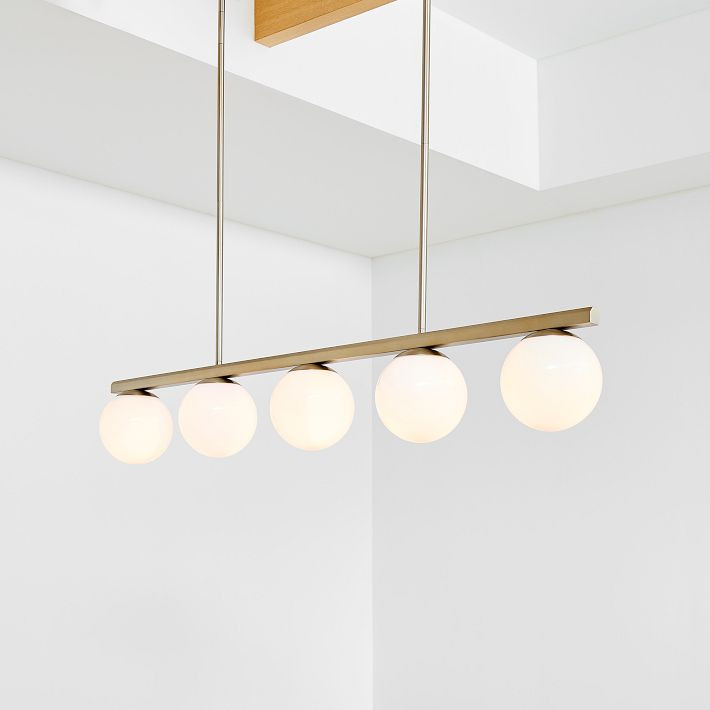 Hayes Linear Chandelier (45") | West Elm (US)