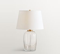 Carter Glass Table Lamp (18"-29") | Pottery Barn (US)
