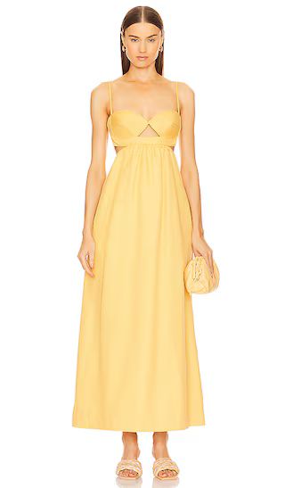 Maxi Dress in Yellow Vacation Dress | Revolve Dress #LTKU #LTKtravel #LTKover40 | Revolve Clothing (Global)