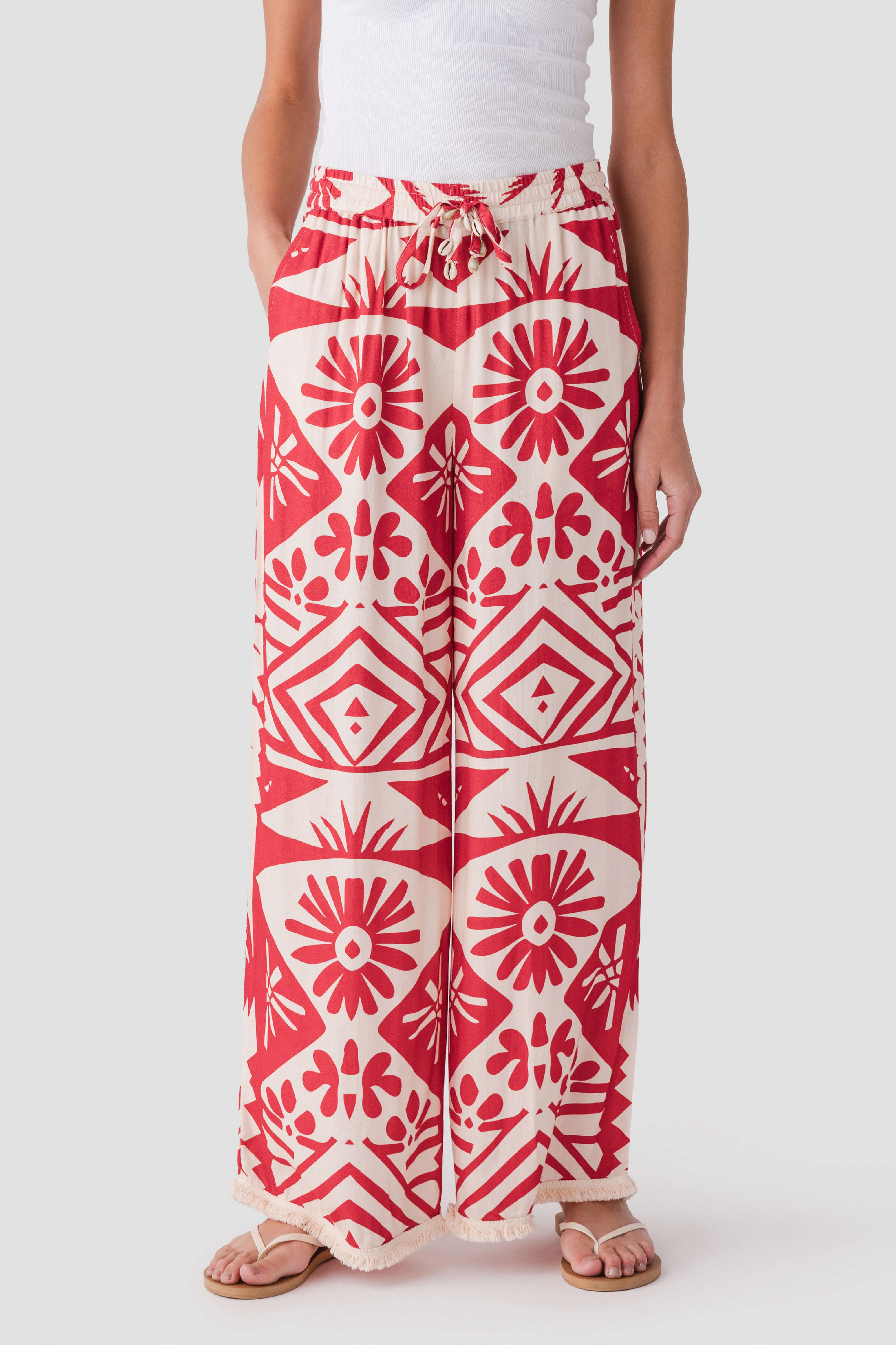 Surf Gypsy Tribal Oasis Wide Leg Pants | Social Threads