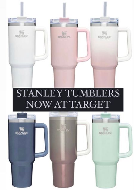 Stanley tumblers now at Target 
Gift idea 
Gifts for her 
Gifts for him 




#LTKhome #LTKunder50 #LTKGiftGuide