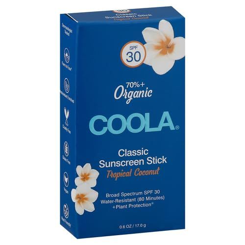 COOLA Organic Face Sunscreen SPF 30 Sunblock Lotion Stick, Dermatologist Tested Skin Care for Dai... | Amazon (US)