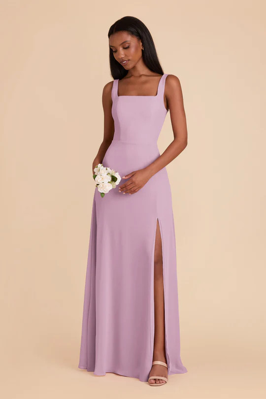 Alex Convertible Dress Chiffon - Lavender | Birdy Grey