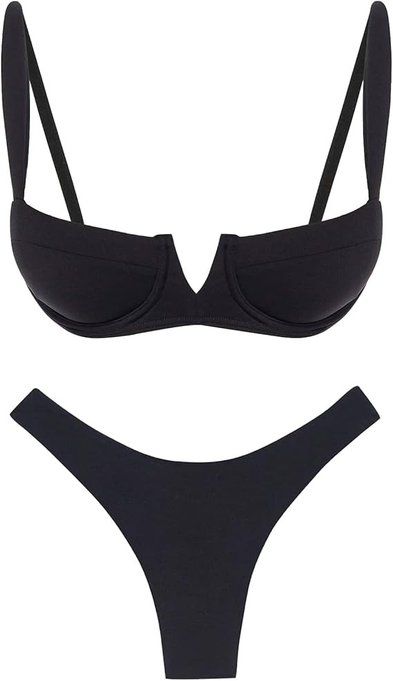 Narecte Womens Swimsuits Women, Sexy Bikini Sets for Women, Bathing Suit for Women, Triangle Biki... | Amazon (US)