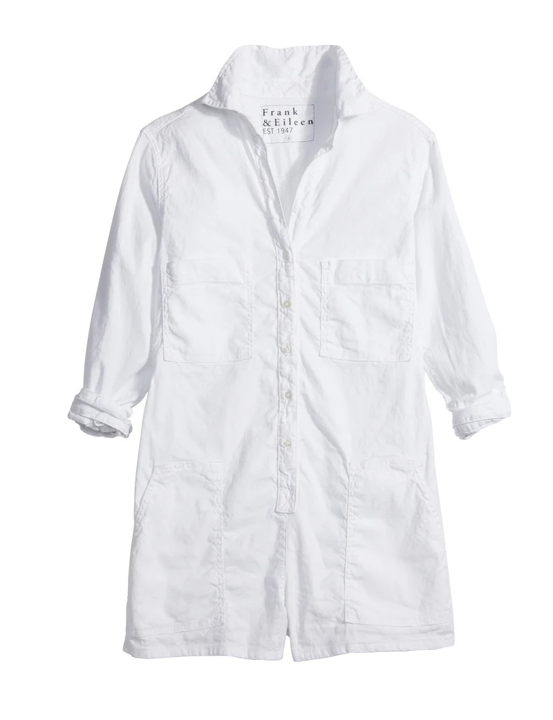 IRELAND White, Italian Performance Linen | Frank & Eileen | Frank & Eileen