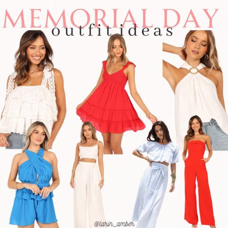 Memorial Day outfit ideas / summer outfit / dress / white top / two piece set / jumpsuit 



#LTKunder100 #LTKSeasonal #LTKstyletip