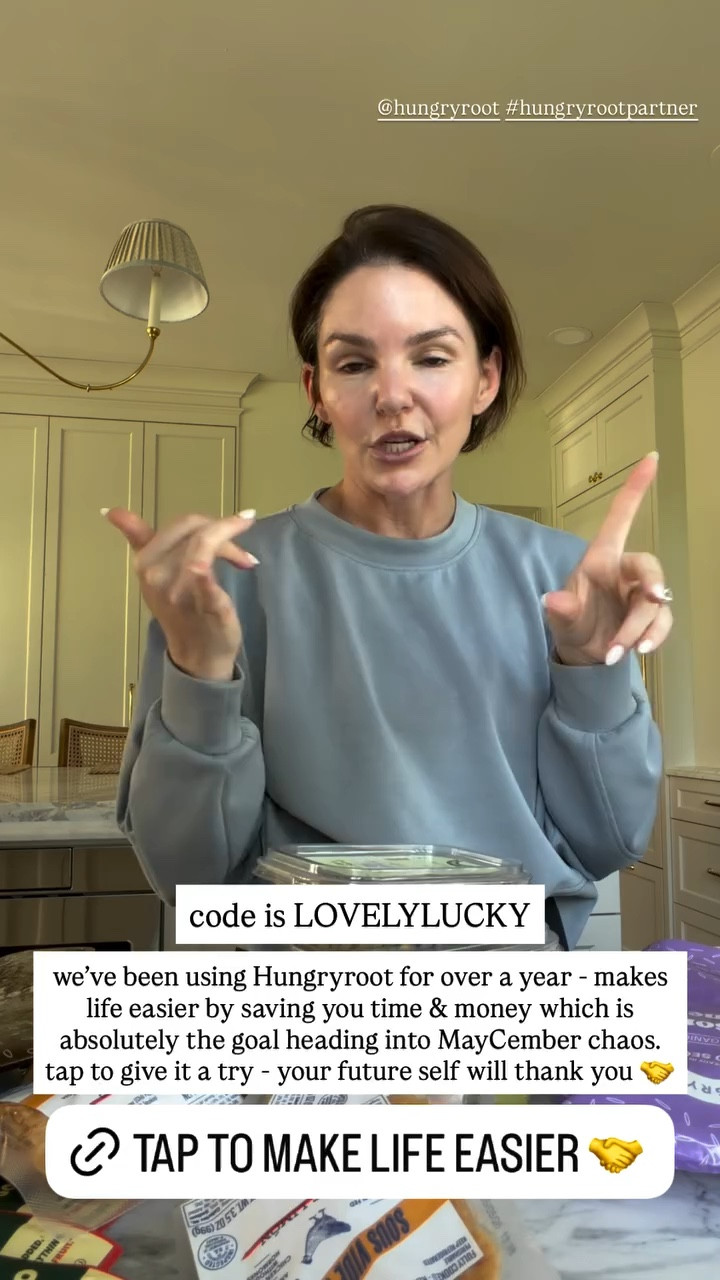 we’ve been using Hungryroot for over a year - makes life easier by saving you time & money which is absolutely the goal heading into MayCember chaos. tap to give it a try - your future self will thank you 🤝 @hungryroot #hungryrootpartner  code is LOVELYLUCKY

#LTKmomlife #LTKootd #LTKstorytime