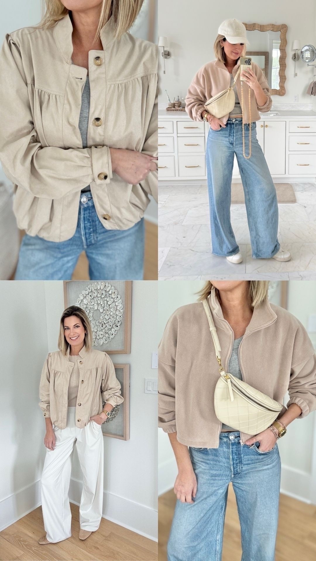 The cutest Amazon jackets to take you into spring!  I am in size small in both jacket. Small 35” inseam pull on trousers. 27 in the SWEATPANT jeans.

#LTKootd #LTKFindsUnder50 #LTKOver40