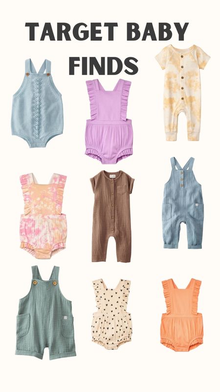 TARGET BABY FINDS! You guys i’m dying over these outfits #target is really stepping up it’s #clothing game. #targetmusthaves #targetclothes #babyclothes #babygirlclothes 

#LTKbaby #LTKkids #LTKFind