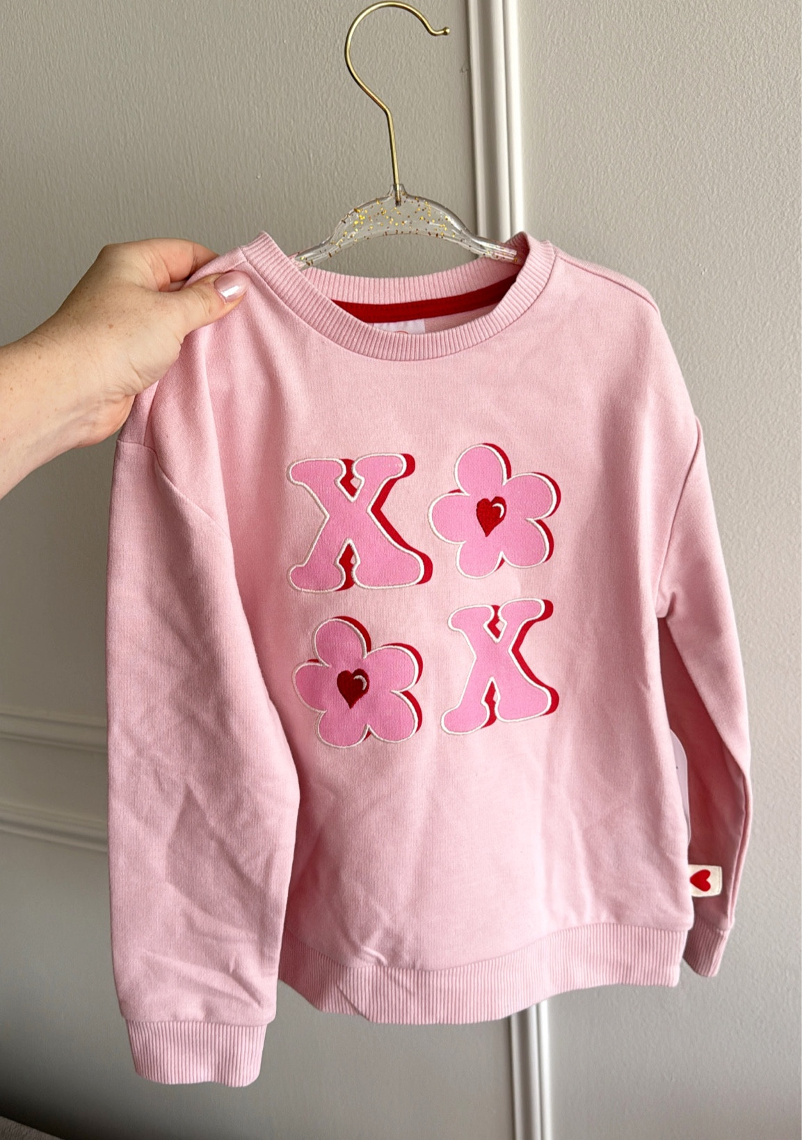 The cutest little girls sweatshirt for valentines. Sizes 2T-5T

#LTKfamily #LTKfindsunder50 #LTKkids