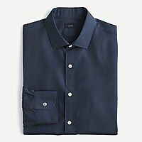 Ludlow stretch two-ply easy-care cotton dress shirt in solid | J.Crew US