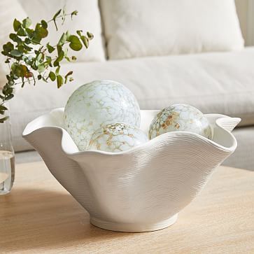 Solana Ceramic Centerpiece Bowl | West Elm (US)