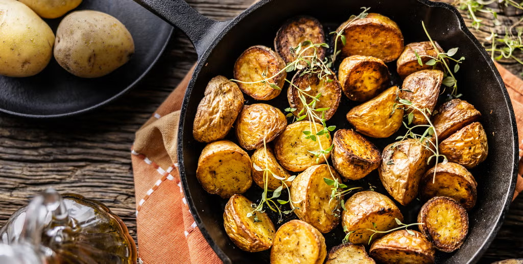 These potatoes might be the potatoes OF MY LIFE. Don’t let the time scare you away. About 20 minutes hands-on, and the rest are marinating, cooking, and becoming perfect in the oven. Welcome to your next dinner party side dish.  

 #LTKfoodie #LTKHome