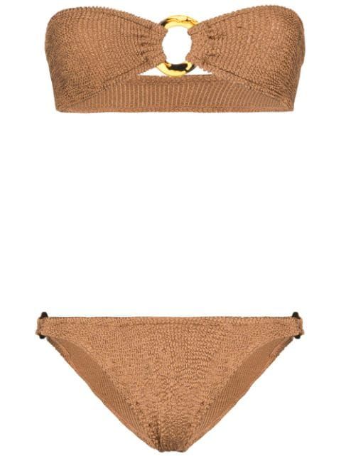 Gloria bandeau knitted bikini set | Farfetch (UK)
