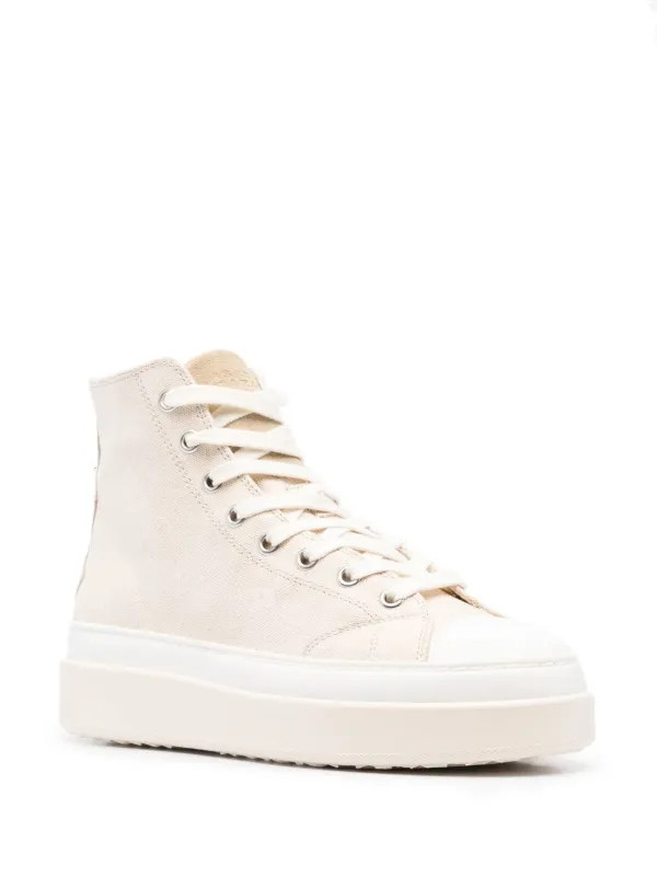 ISABEL MARANT Austen high-top Sneakers | Neutrals | FARFETCH IE | Farfetch Global