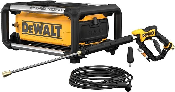 DEWALT Electric Pressure Washer, 2100 PSI, Jobsite Power Washer (DWPW2100) | Amazon (US)