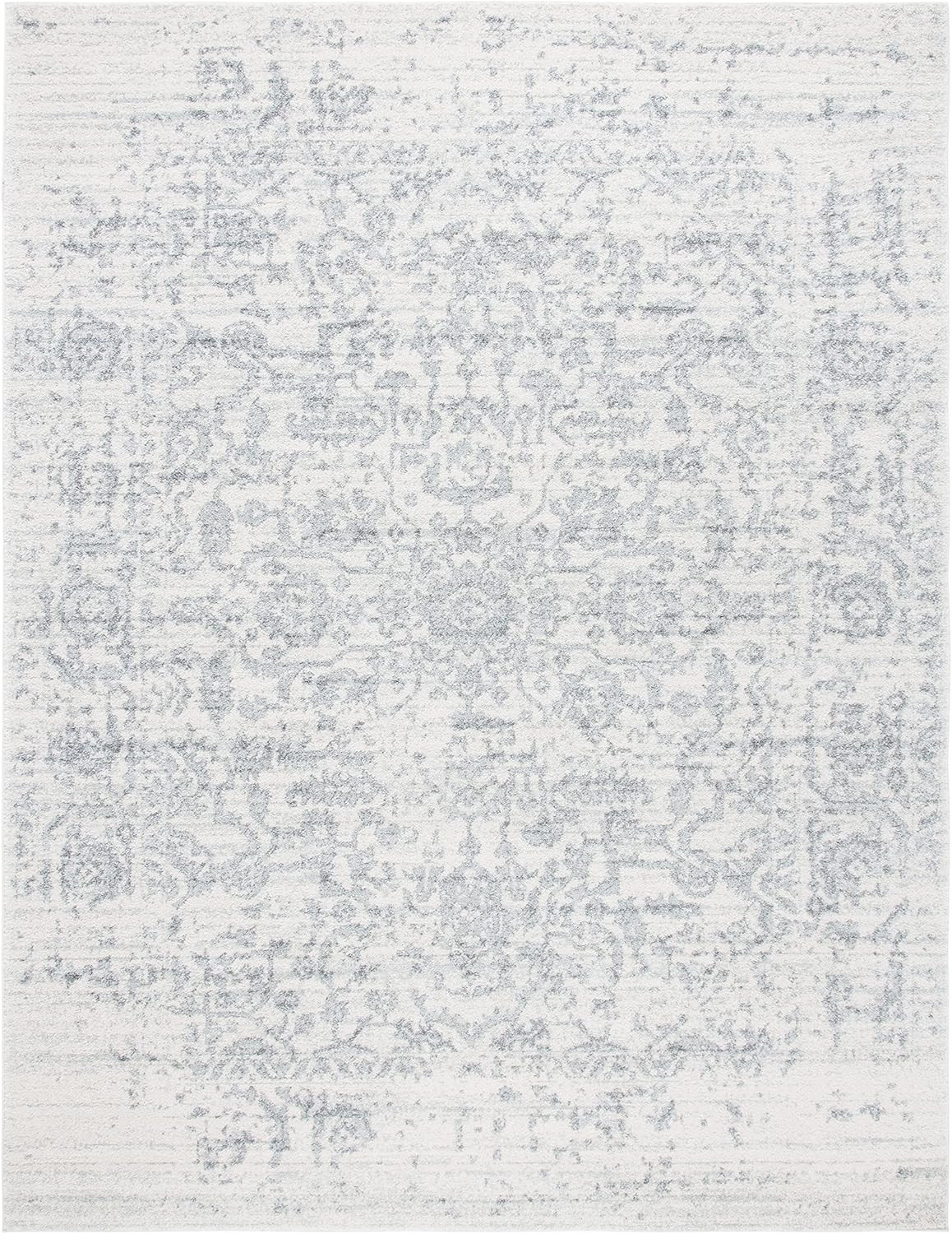SAFAVIEH Madison Collection 8' x 10' Silver / Ivory MAD603G Oriental Snowflake Medallion Distress... | Amazon (US)