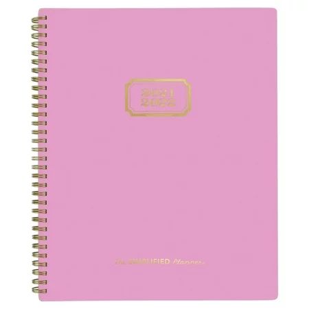 Simplified by Emily Ley for AT-A-GLANCE Academic Weekly Monthly Planner, Pink, 8 | Walmart (US)