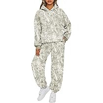 AUTOMET Womens 2 Piece Outfits Lounge Hoodie Sweatsuit Sets Plus Size Fall Fashion Clothes Airpor... | Amazon (US)