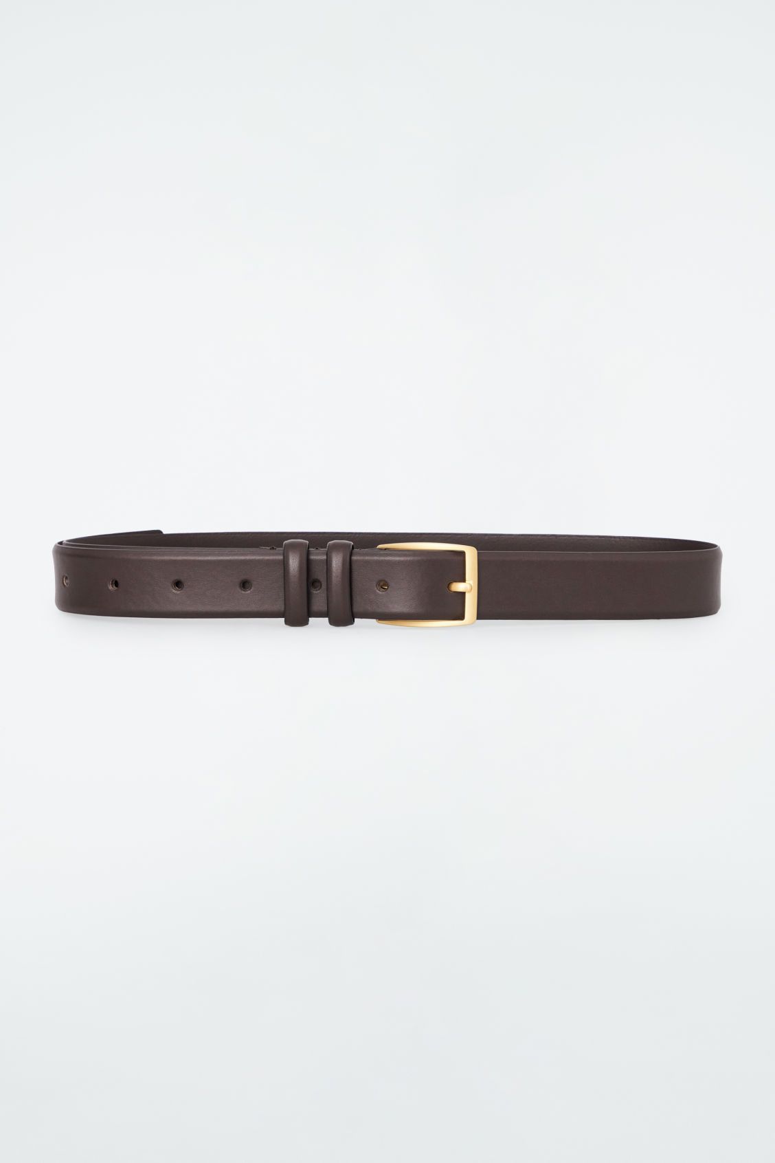 CLASSIC LEATHER BELT - DARK BROWN - COS | COS UK