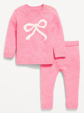 SoSoft Crew-Neck Graphic Sweater and Pants Set for Baby | Old Navy (US)