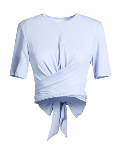 Ba & sh Woman T-shirt Sky blue Size 0 EcoVero viscose, Elastane | YOOX (US)