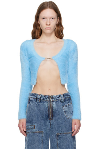 Blue Le Chouchou 'La Maille Neve Manches Longues' Cardigan | SSENSE