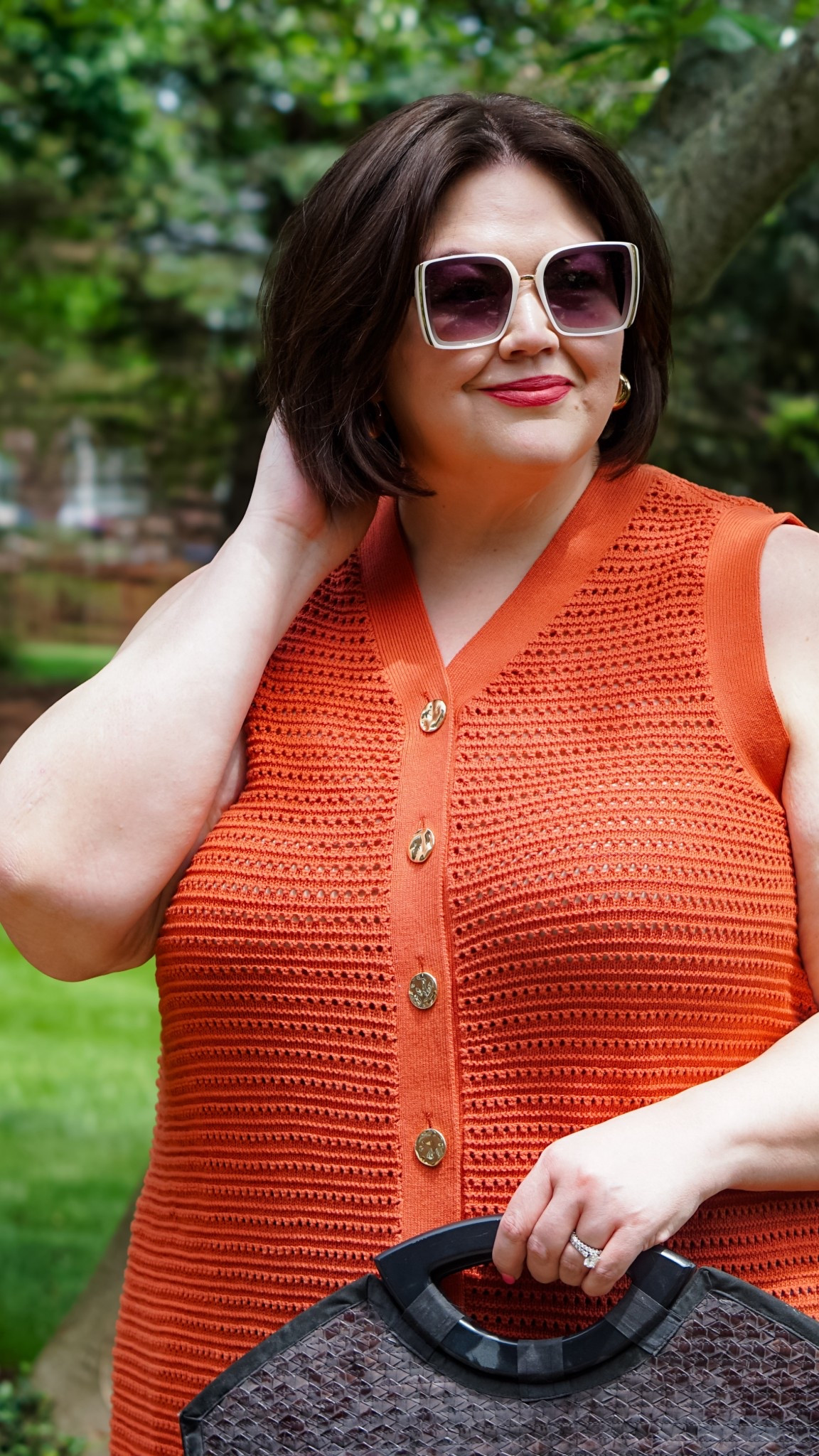 This plus size sweater vest will be on repeat this summer 

#LTKPlusSize #LTKOver40