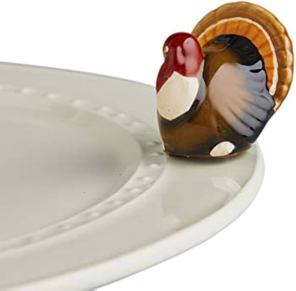 Nora Fleming Gobble Gobble (Turkey) - Hand-Painted Ceramic Thanksgiving Decor - Fall Minis for Th... | Amazon (US)