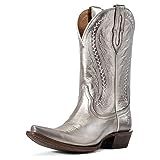 ARIAT Women's Tailgate Western Boot Silver Metallic | Amazon (US)