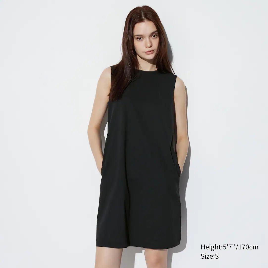 Ultra Stretch AIRism Sleeveless Mini Dress | UNIQLO (UK)