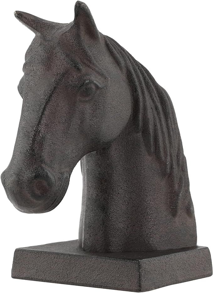 KAVSI Horse Decorative Book Ends, Unique Cast Iron Bookends to Hold Heavy Duty Books,Modern Vinta... | Amazon (US)