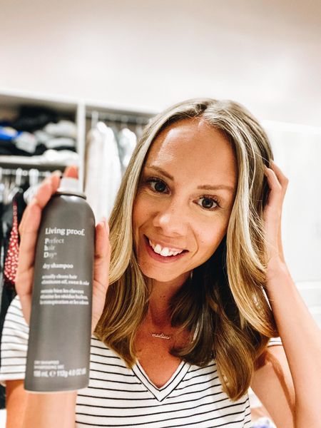 This is my favorite dry shampoo it works so well doesn’t make my hair greasy! 
Fashionablylatemom 
Intense Moisture Mask
Repair Mask
Dry Volume & Texture Spray
Flex Hairspray
Dry Shampoo
This dry shampoo actually cleans hair by absorbing oil, sweat, and odor while also making hair smell clean with a crisp, time-released fragrance.

#LTKbeauty
