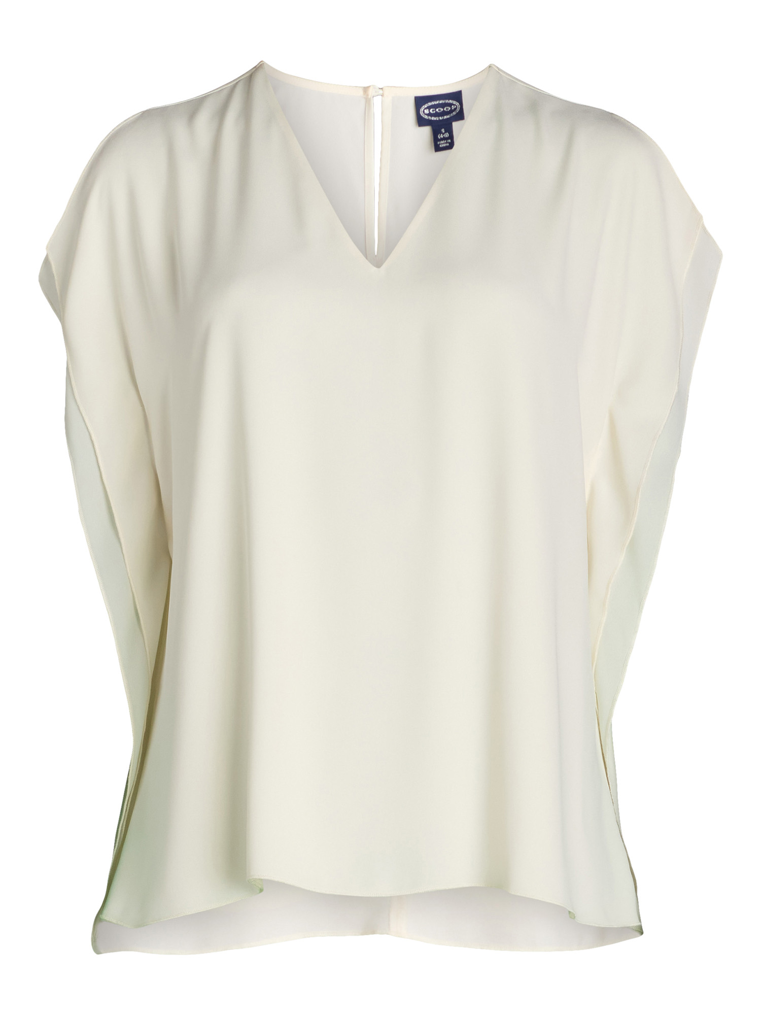 Scoop Women’s Side Flutter Top, Sizes XS-XXL - Walmart.com | Walmart (US)