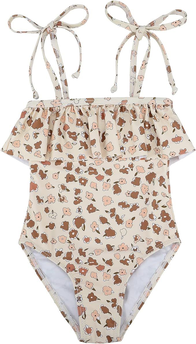 Zando Girls One Piece Bathing Suits Toddler Kids Swimsuits Mermaid Beach Swimwear for Baby Girl 2... | Amazon (US)