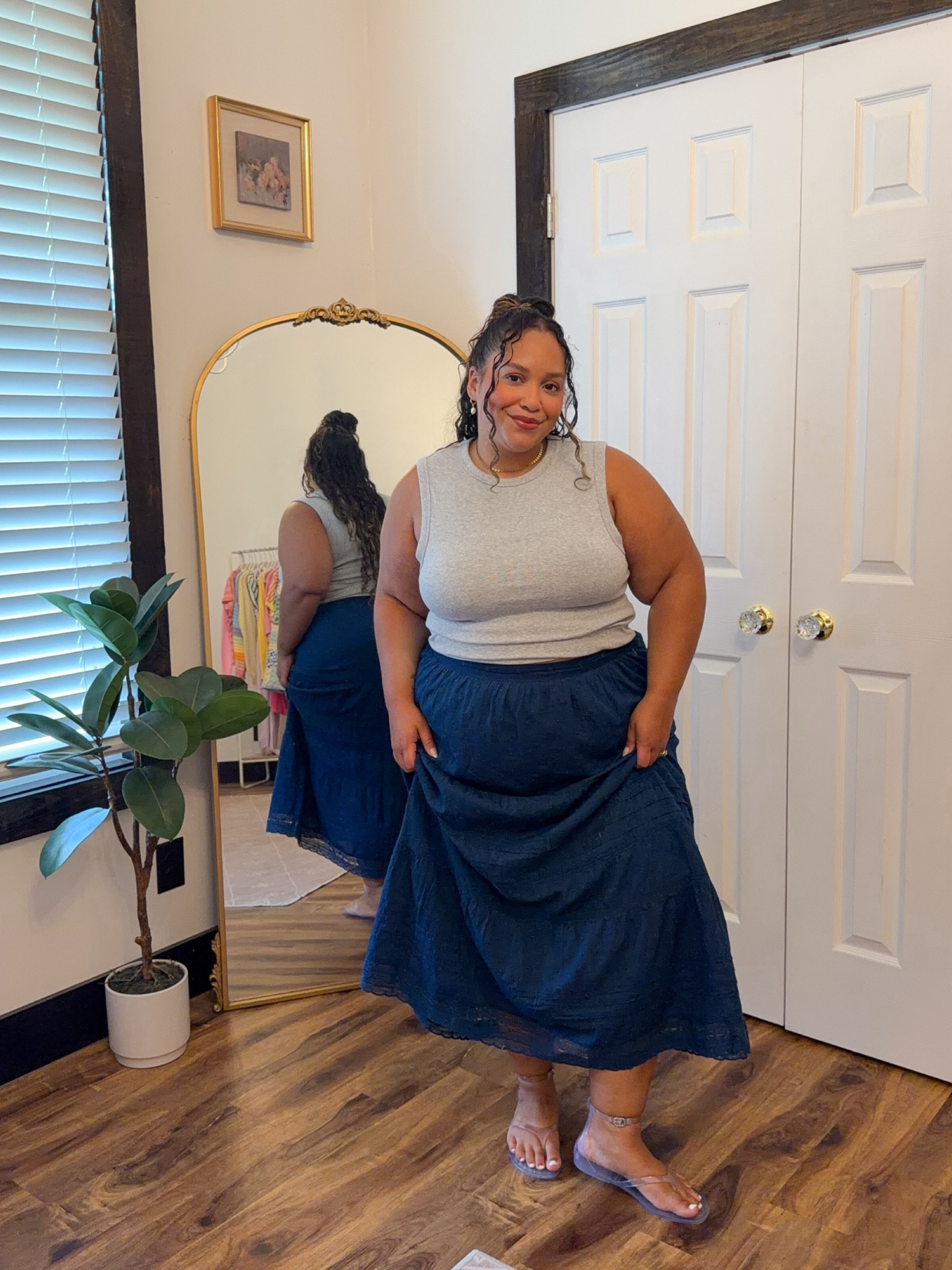 Casual outfit Inspo - cotton maxi skirt

#LTKSaleAlert #LTKPlusSize #LTKPetite